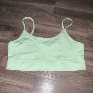 Fabletics Light Green reversible sports bra